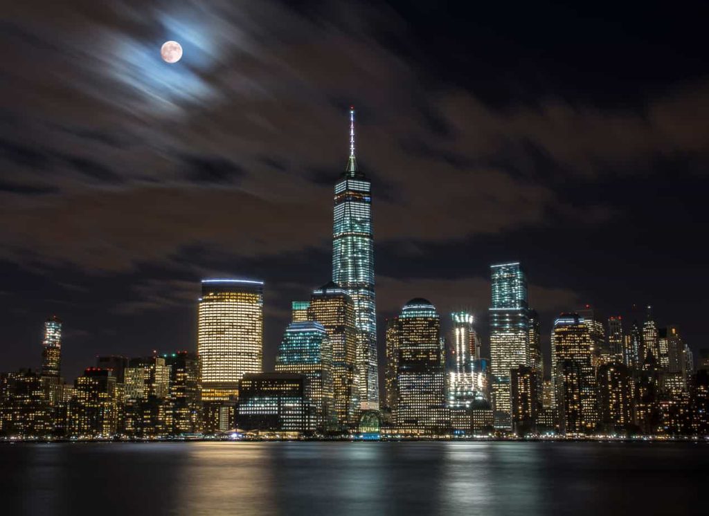 NYC skyline view.