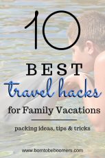 Travel hacks for traveling with grandkids. Packing tips for family vacations and what to pack when travelling with grandkids.
