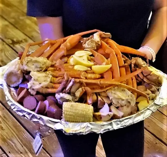 The Crab Shack Seafood Platter Tybee Island GA