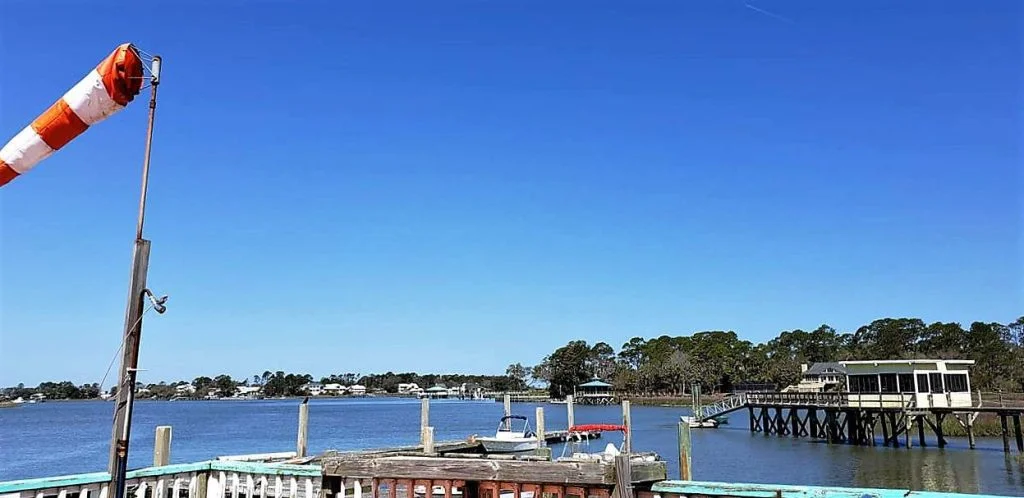 View from AJ;s in Tybee Island